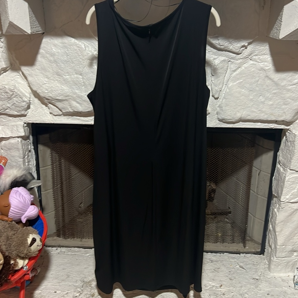 Michael Kors Black Dress, Zip Back, Silver Front Buckle Size 3X Brand New - Picture 7 of 7